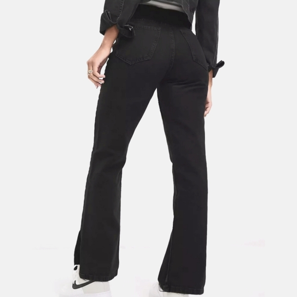 asos Design Off Black 90s Cotton Jeans Size 30 - Picture 3 of 11